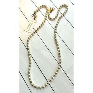 NEW NWT Talbots Semi-Precious Pearl Beaded Eyeglasses Holder Necklace $39.50 tag
